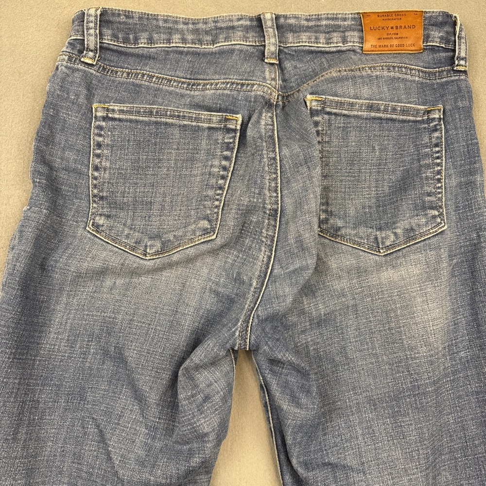 Lucky Brand Jeans Women's 8/29Hayden Skinny Jeans MEDIUM WASH WHISKERING